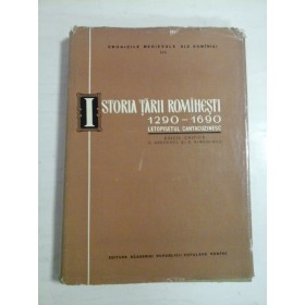 Istoria Tarii Romanesti -Letopisetul Cantacuzinesc
